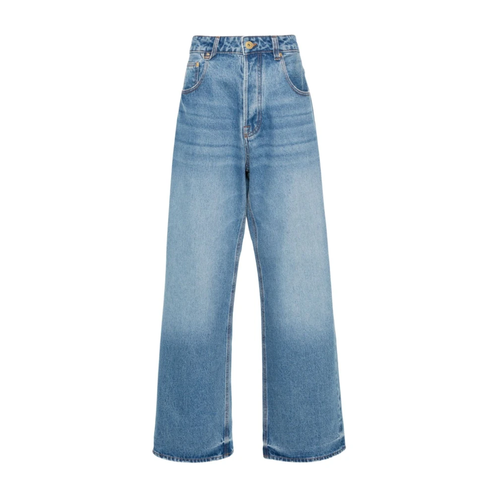 Jacquemus Grote De-Nimes Katoenen Jeans Blue Dames