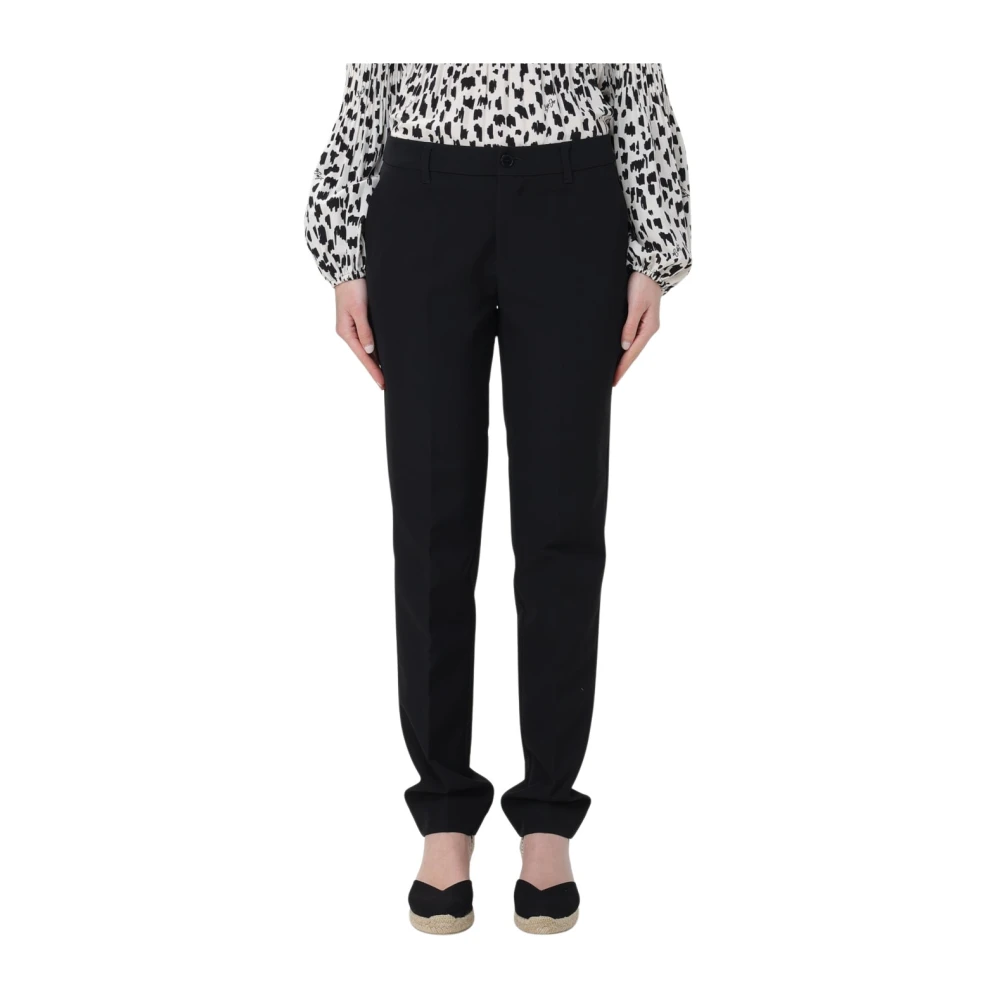 Liu Jo Vrouw Zwart Luxe Regular Fit Chino`S