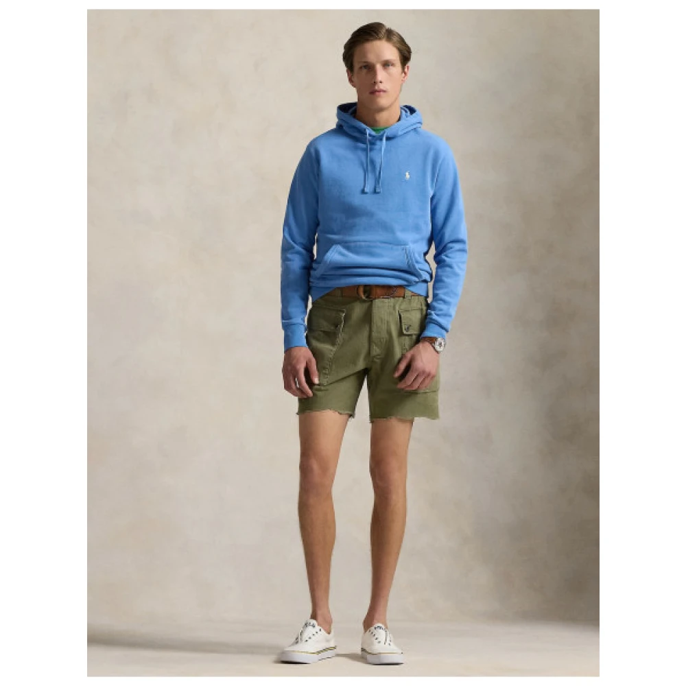 Polo Ralph Lauren Katoenen hoodie met sportieve stijl Blue Heren