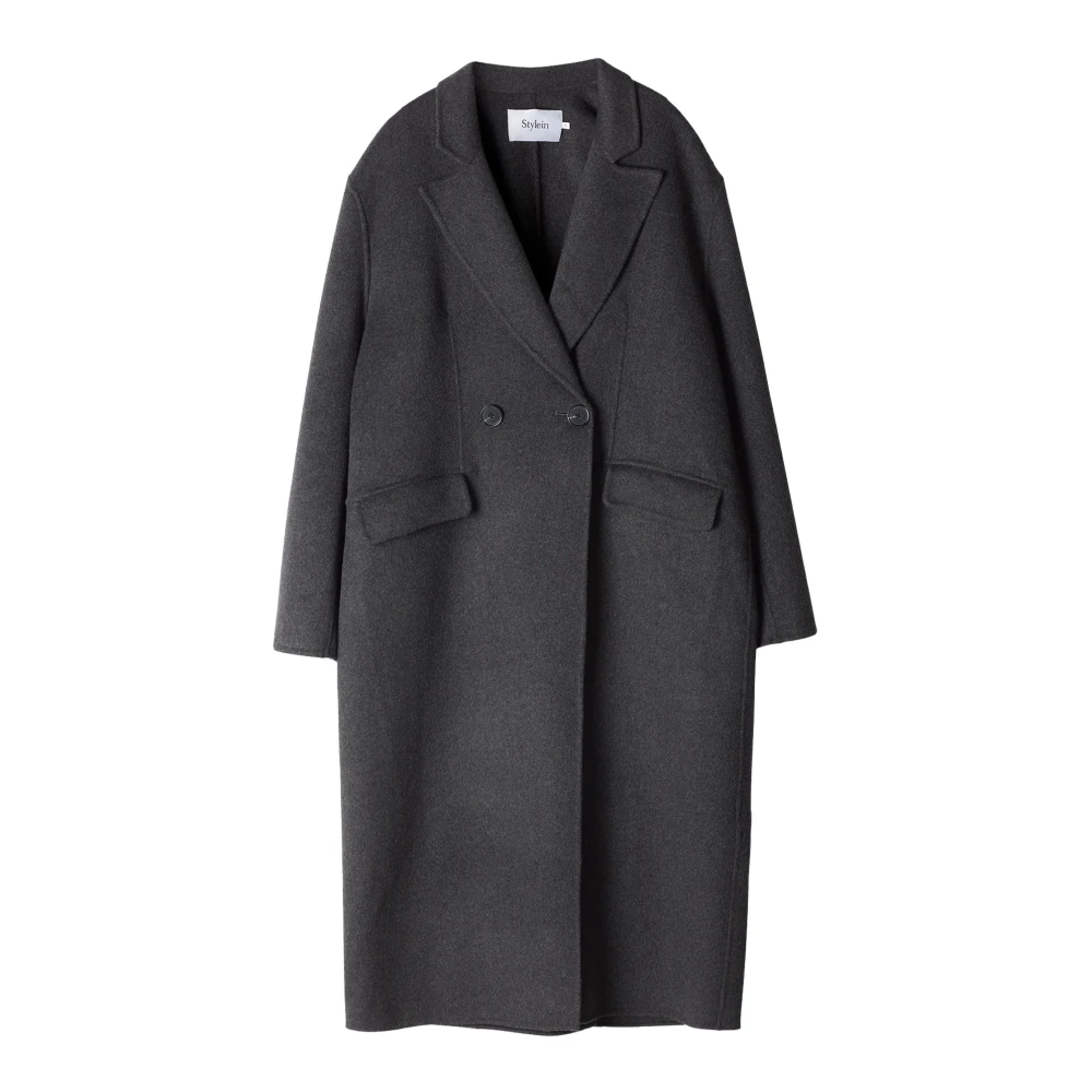 Stylein Stijlvolle Tuva Jas voor Vrouwen Gray Dames