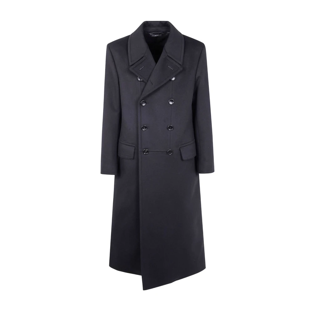 Tom Ford Men's Black Cashmere Officer Coat
