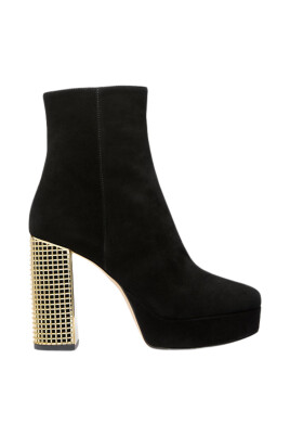 bottine-plateforme-noire-style