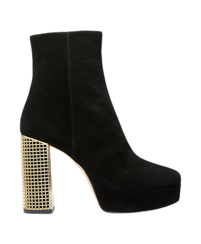 bottine-plateforme-noire-style