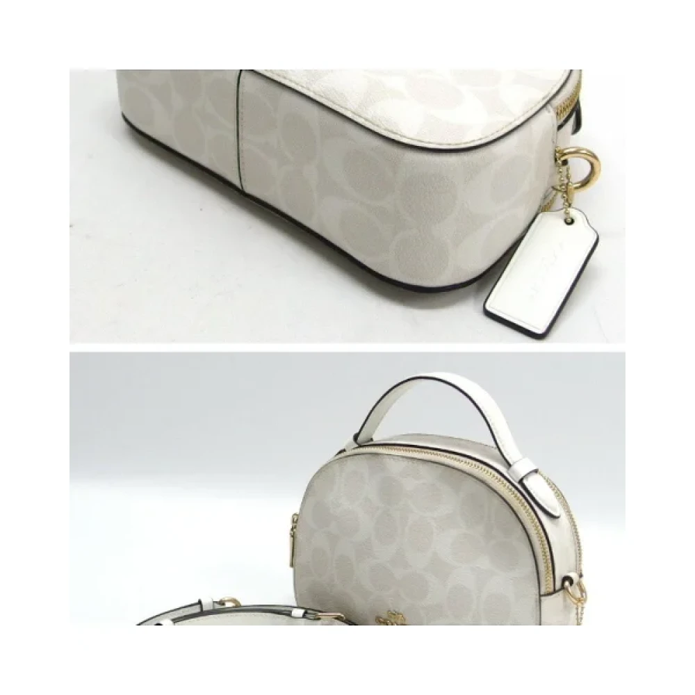 Coach Pre-owned Canvas shoulder-bags White Dames