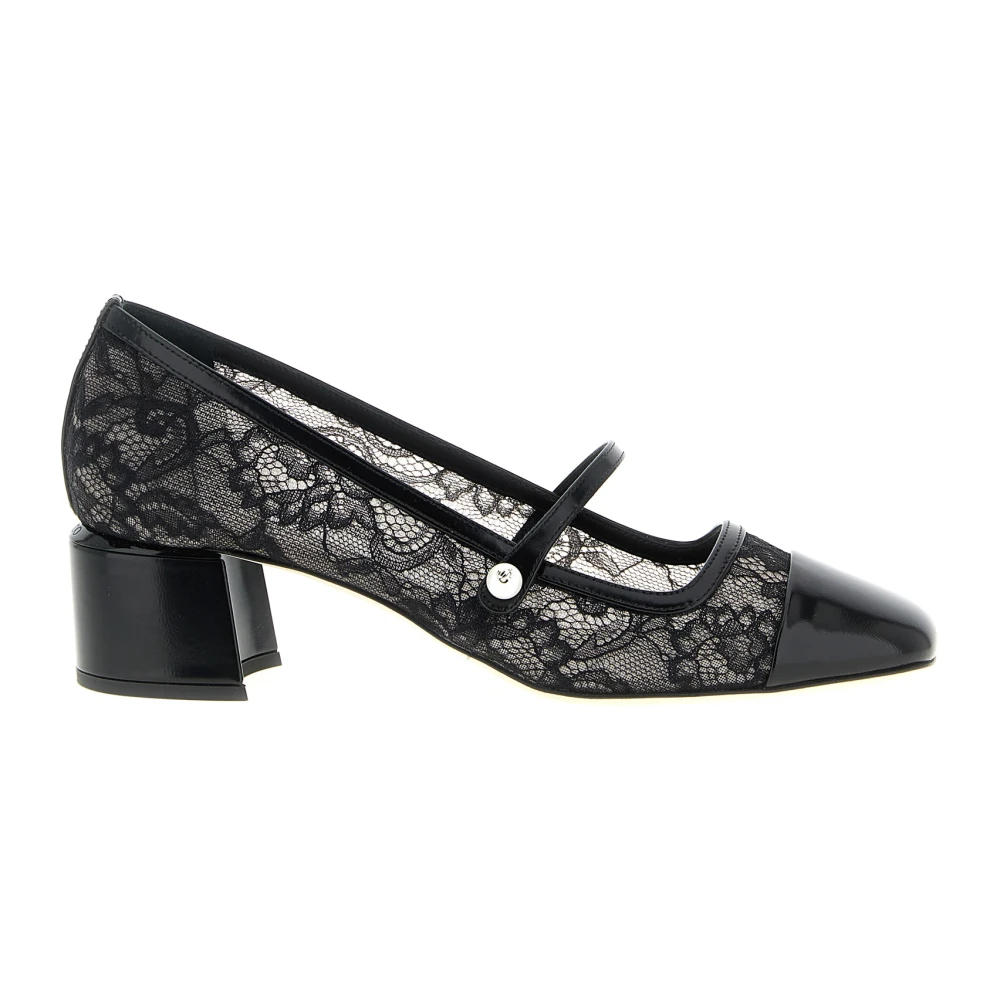 Jimmy Choo Women's Black Elisa 45 Pumps