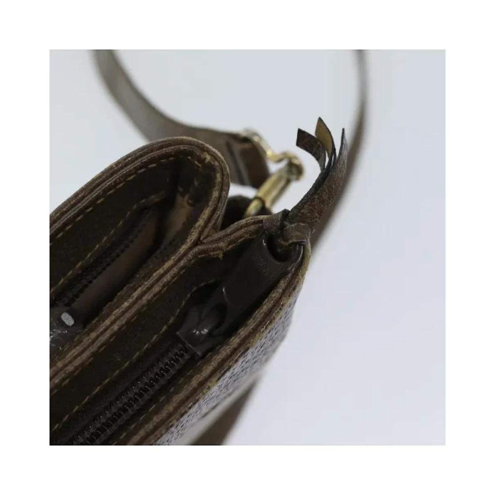 Gucci Vintage Pre-owned Canvas gucci-bags Beige Dames