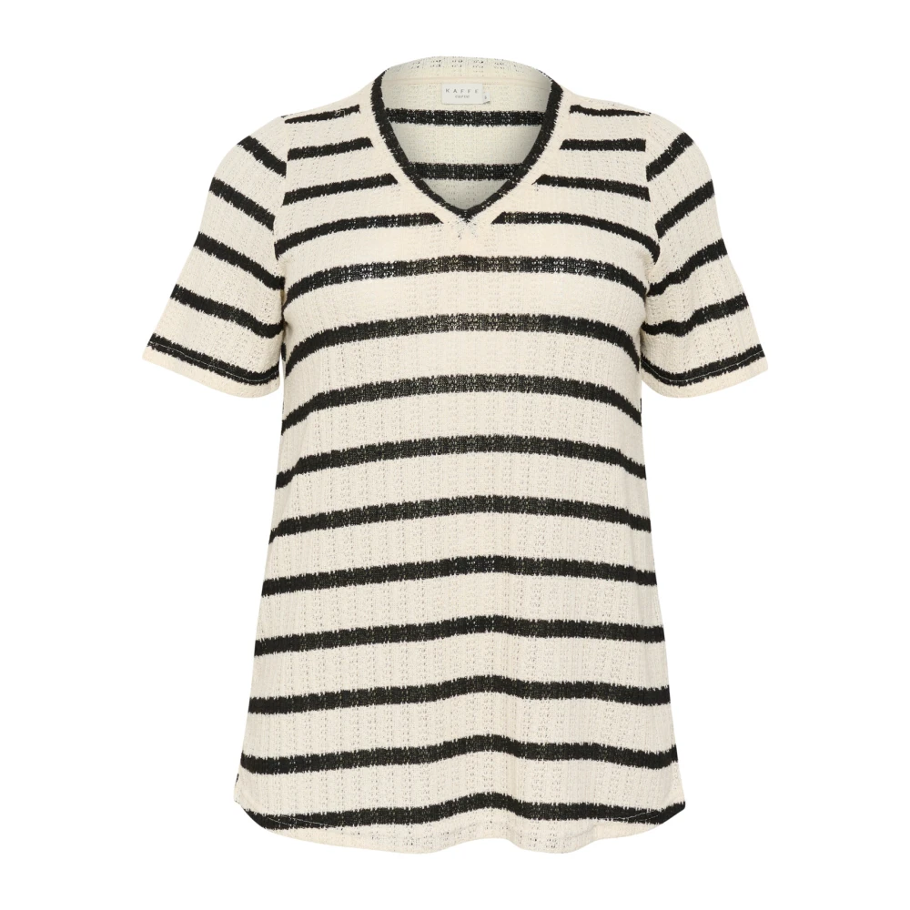 Knitwear > V-neck Knitwear - - Kaffe Curve - Modalova