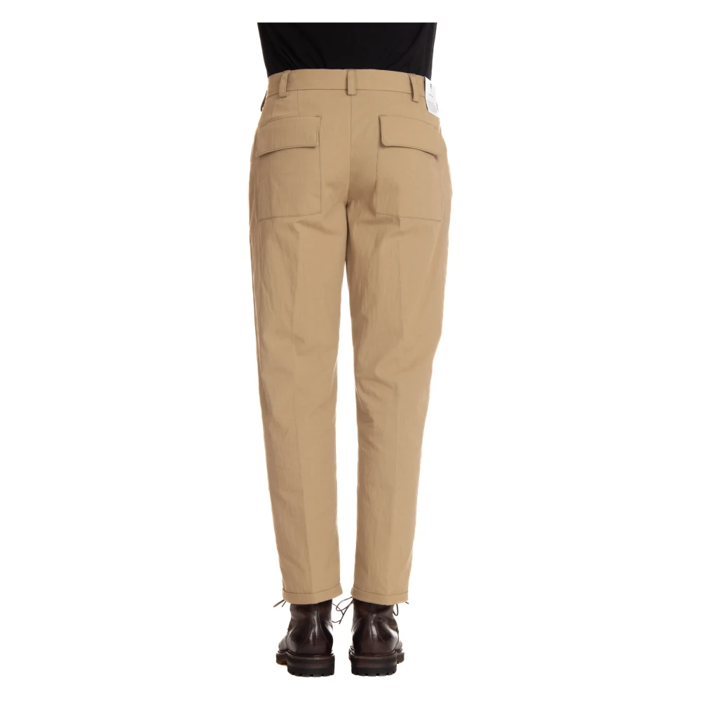 PT Torino Beige Winter Poplin Broek Beige Heren