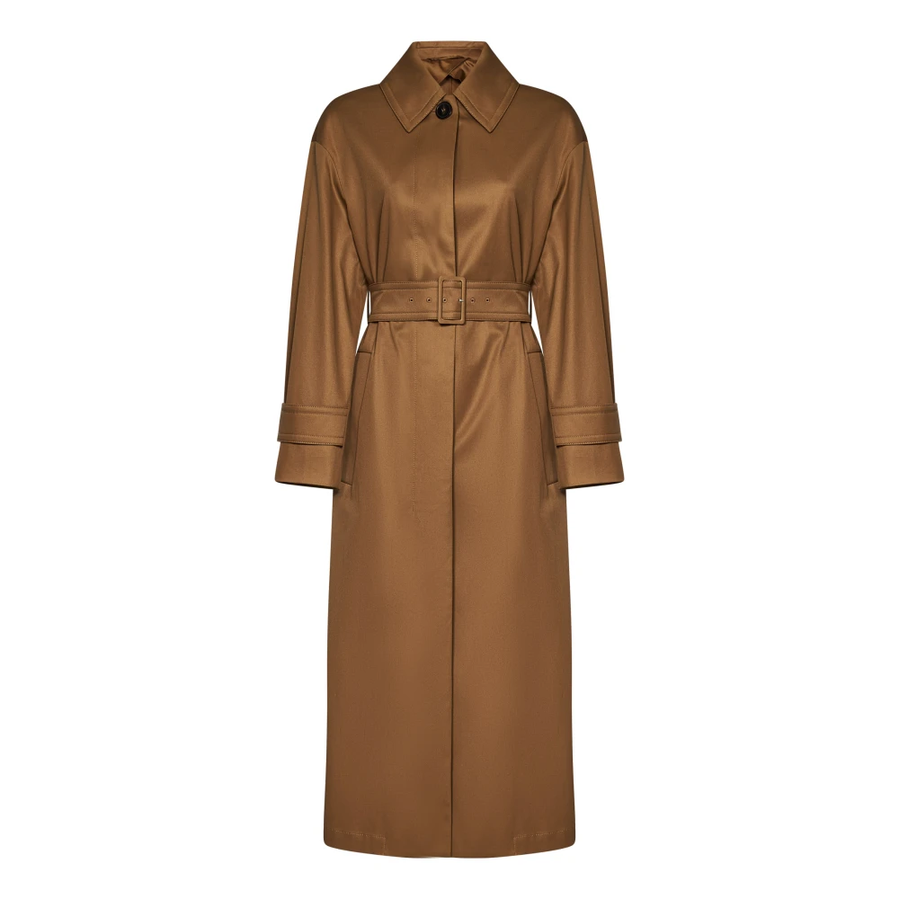 Max Mara Kameel Studio Jas Brown Dames