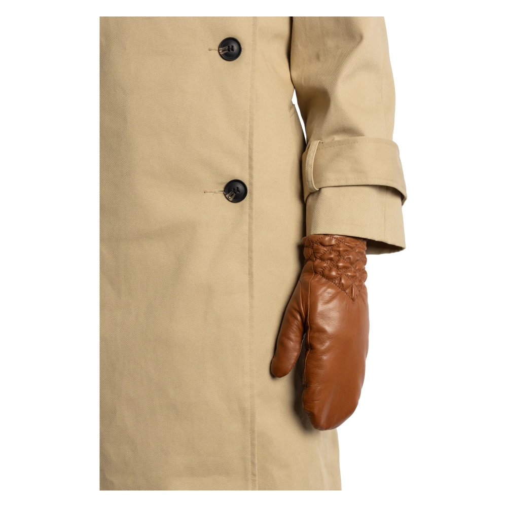 Re:designed Leren handschoenen voor vrouwen Brown Dames