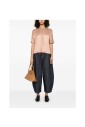 t-shirt-beige-a-col-rond