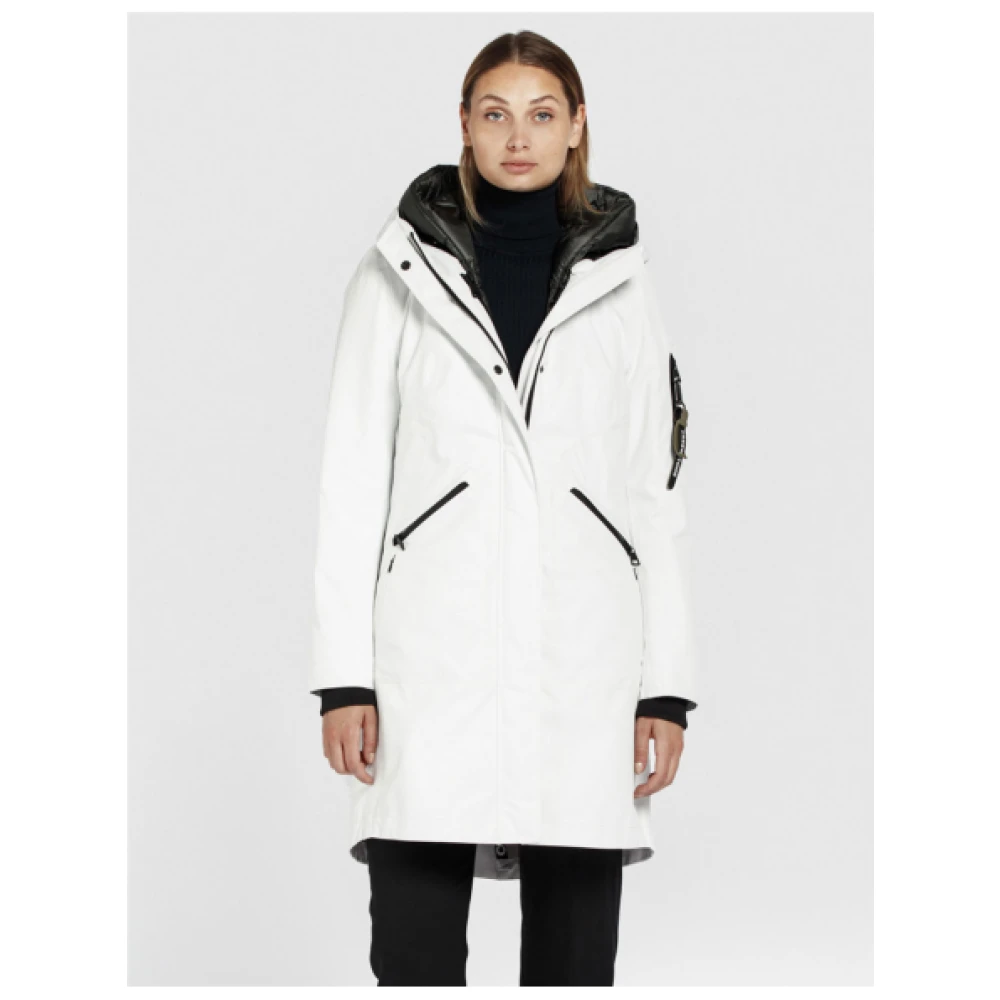 Creenstone 3-in-1 Mid-Length Parka White Dames