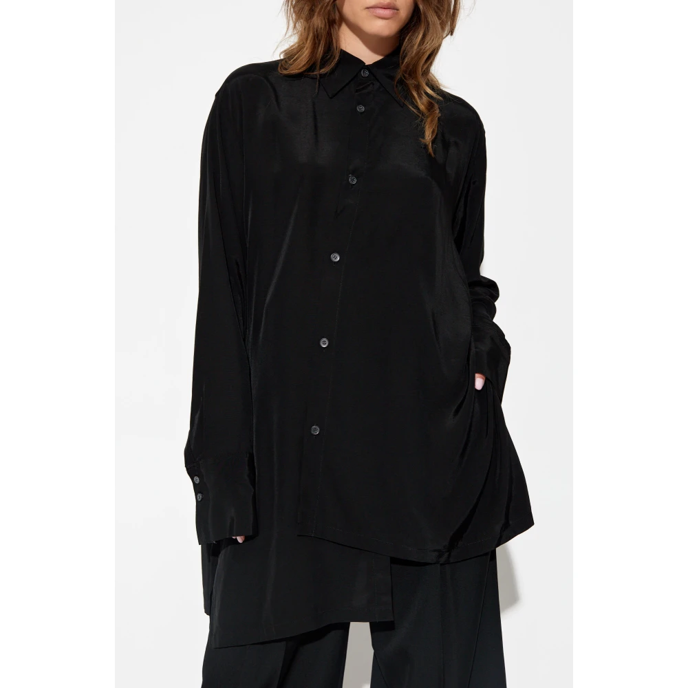 Y-3 Oversized Shirt Black Dames