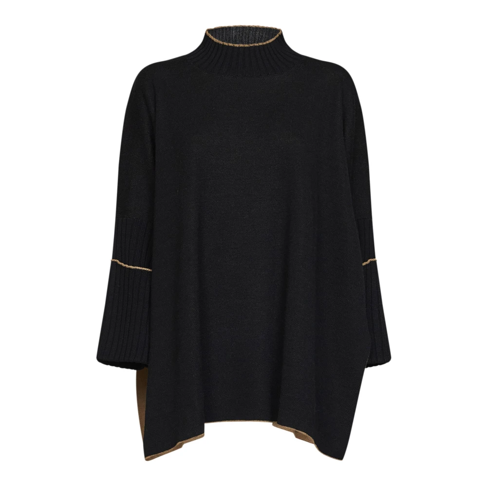 Herno , Damen, Strickwaren, Schwarzk, L