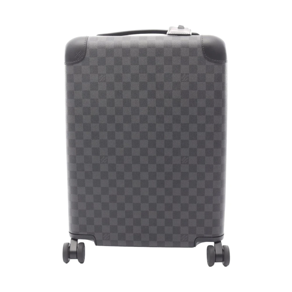 Louis Vuitton Vintage Women's Black Pre-Owned Rolling Suitcase Luggage