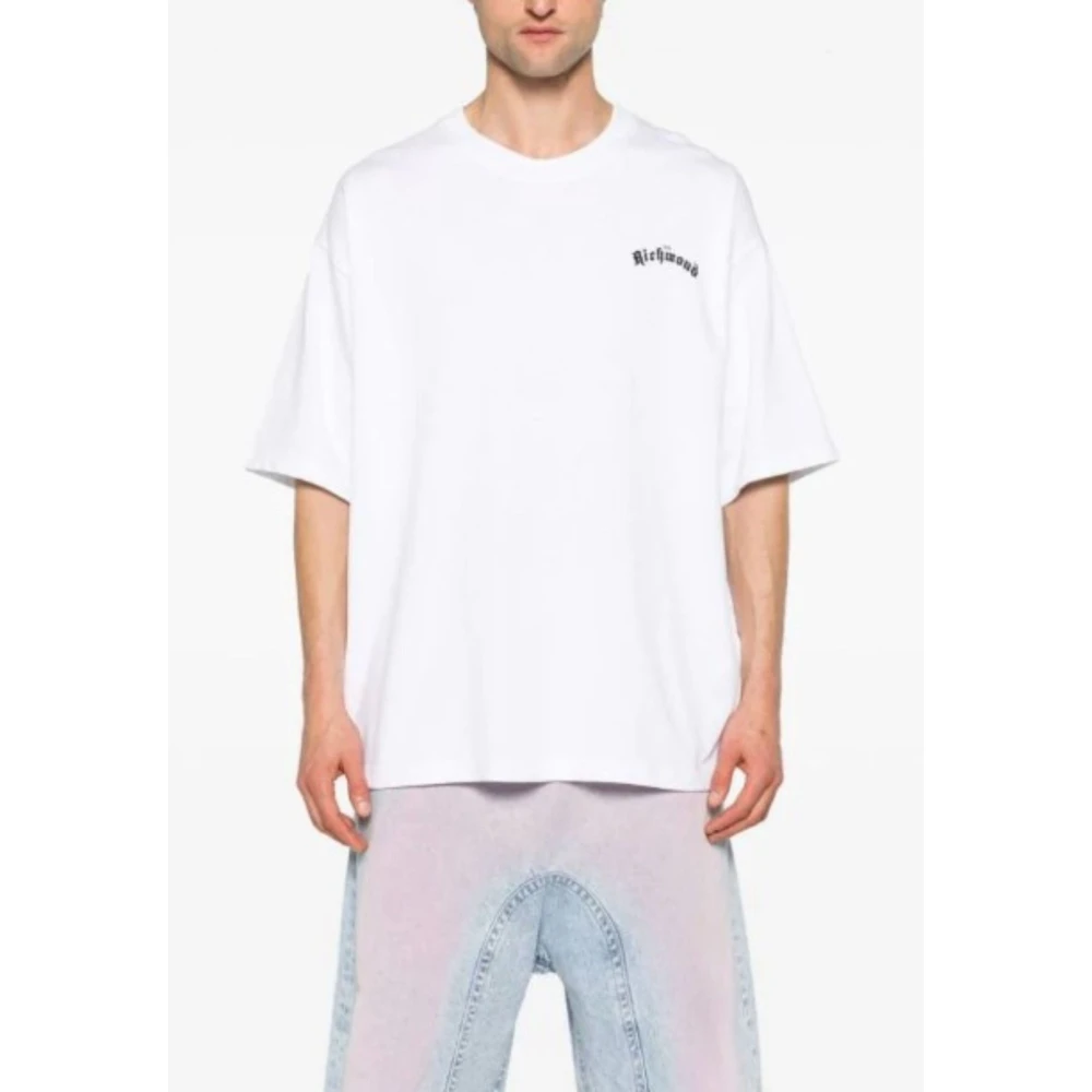 John Richmond Heren Casual T-shirt White Heren