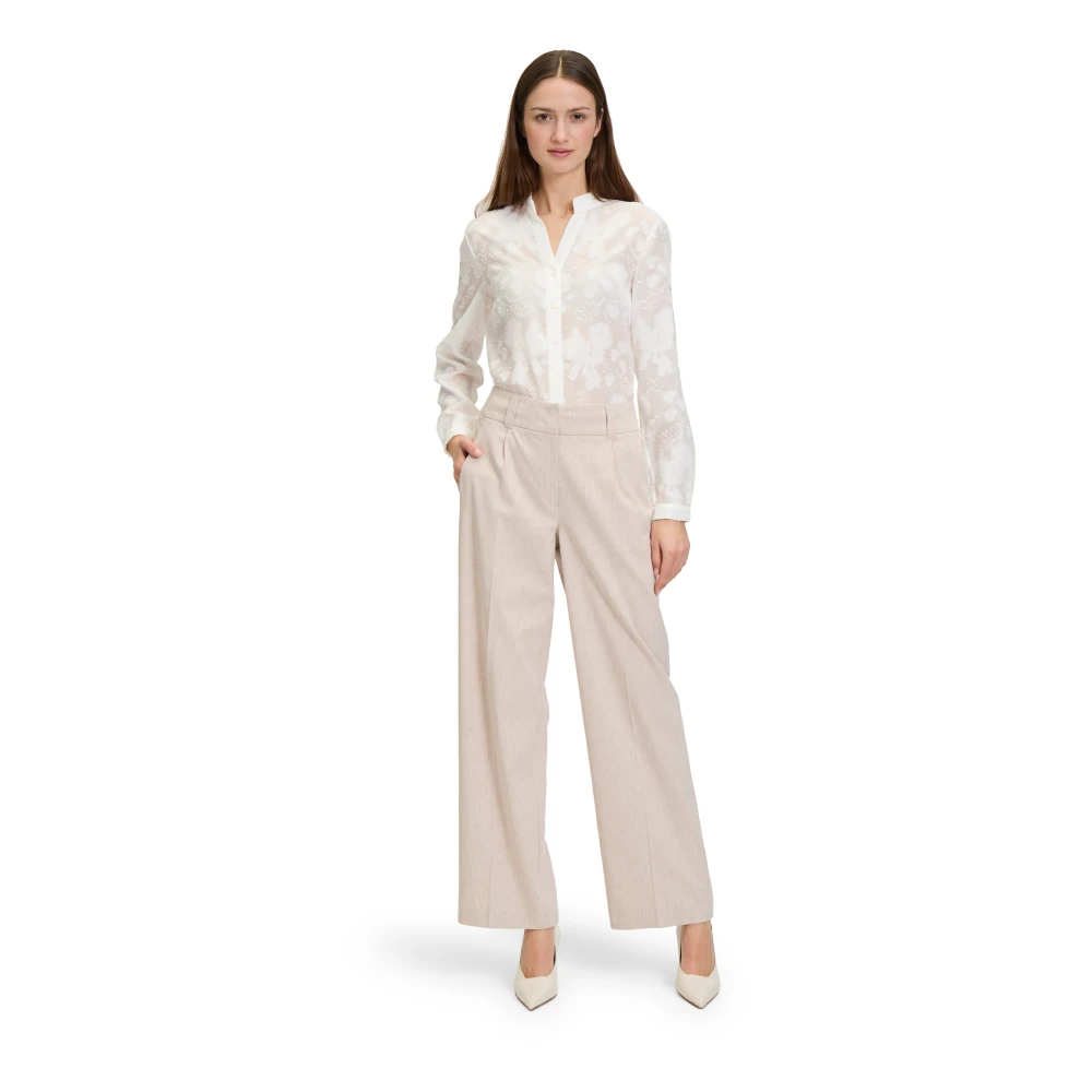 Betty & Co Overhemd met patroon White Dames