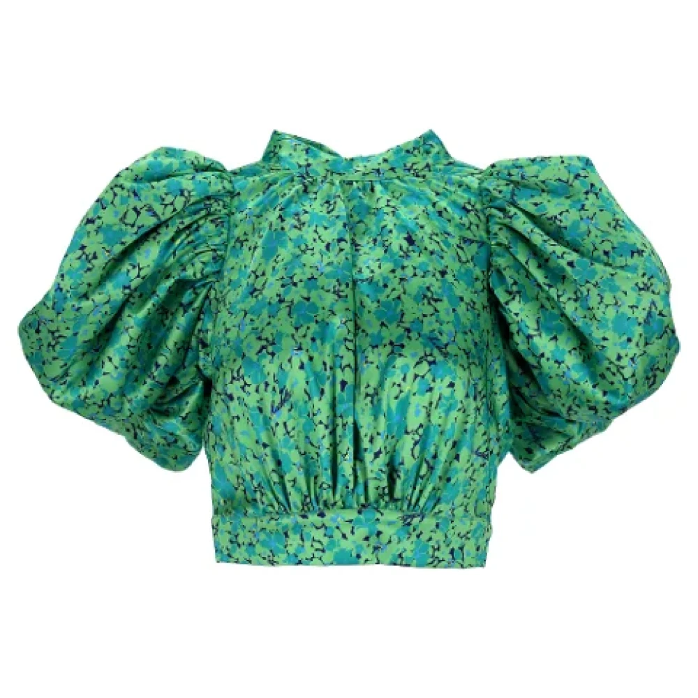 Rotate Birger Christensen Polyester tops Green Dames
