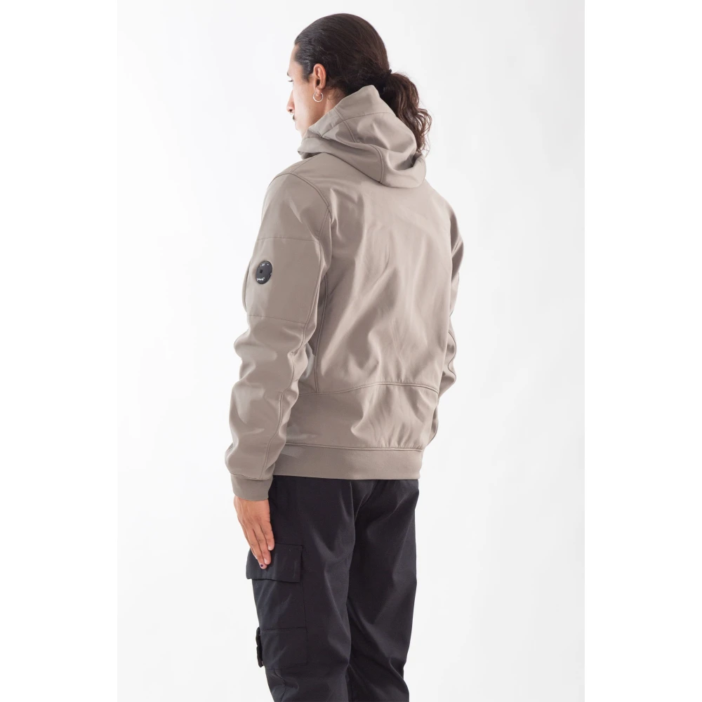 C.P. Company Hooded Shell-R Jas in 359 Beige Heren
