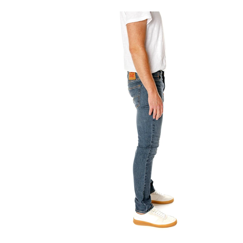 Levi's Slim Fit Jeans met Comfort Stretch Blue Heren