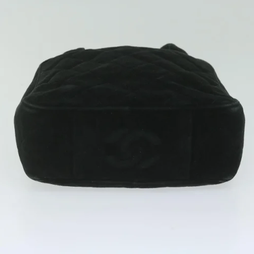 Chanel Vintage Pre-owned Fabric handbags Black Dames