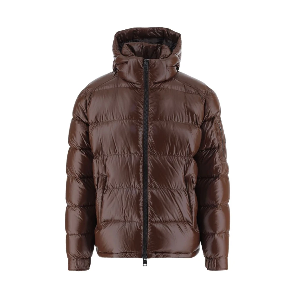 Herno Uomo Marrone - Piumino Con Cappuccio - Jackets - Xl