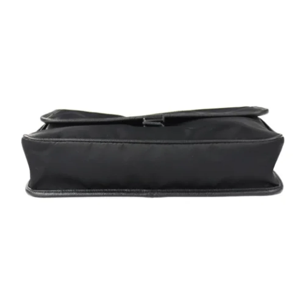 Prada Vintage Pre-owned Leather prada-bags Black Dames