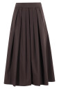 bruine-midi-rok-met-zakken