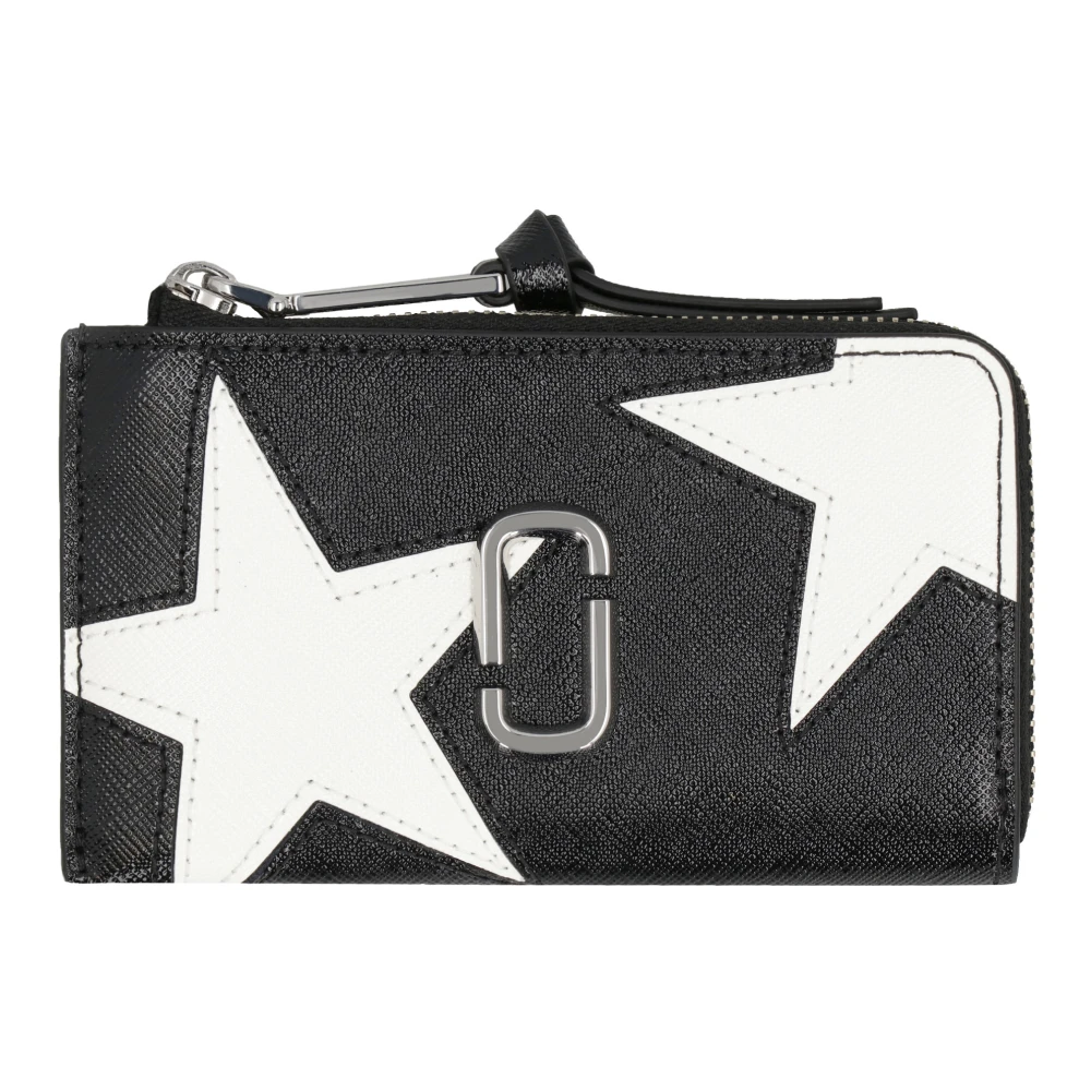 Marc Jacobs Ster Patchwork Leren Portemonnee Black Dames
