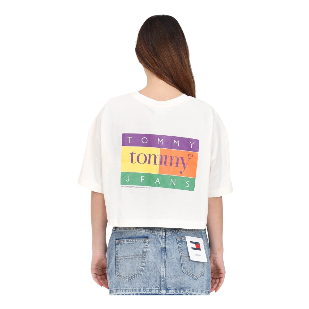 Tommy Jeans T-Shirts White Dames