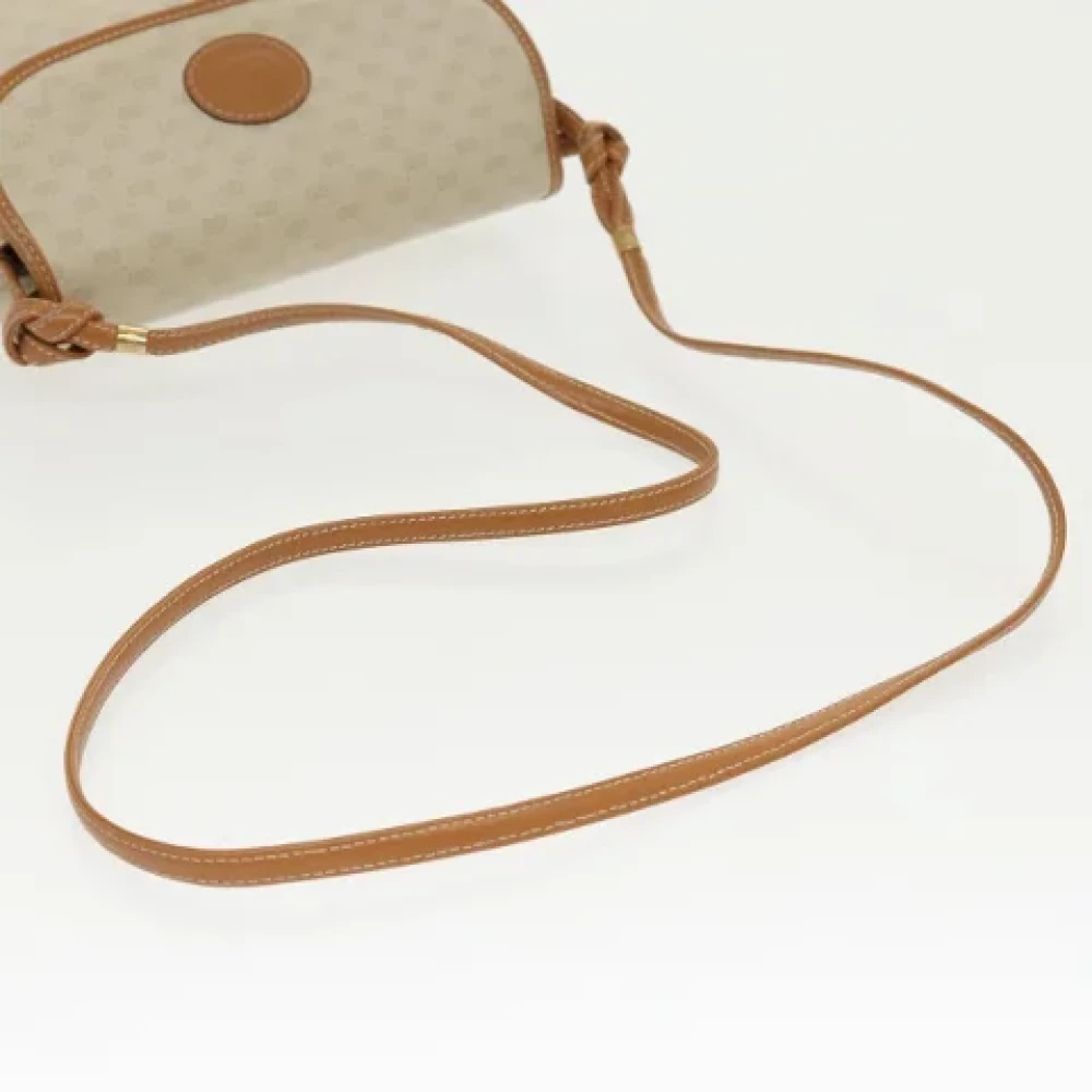 Gucci Vintage Pre-owned Canvas gucci-bags Beige Dames
