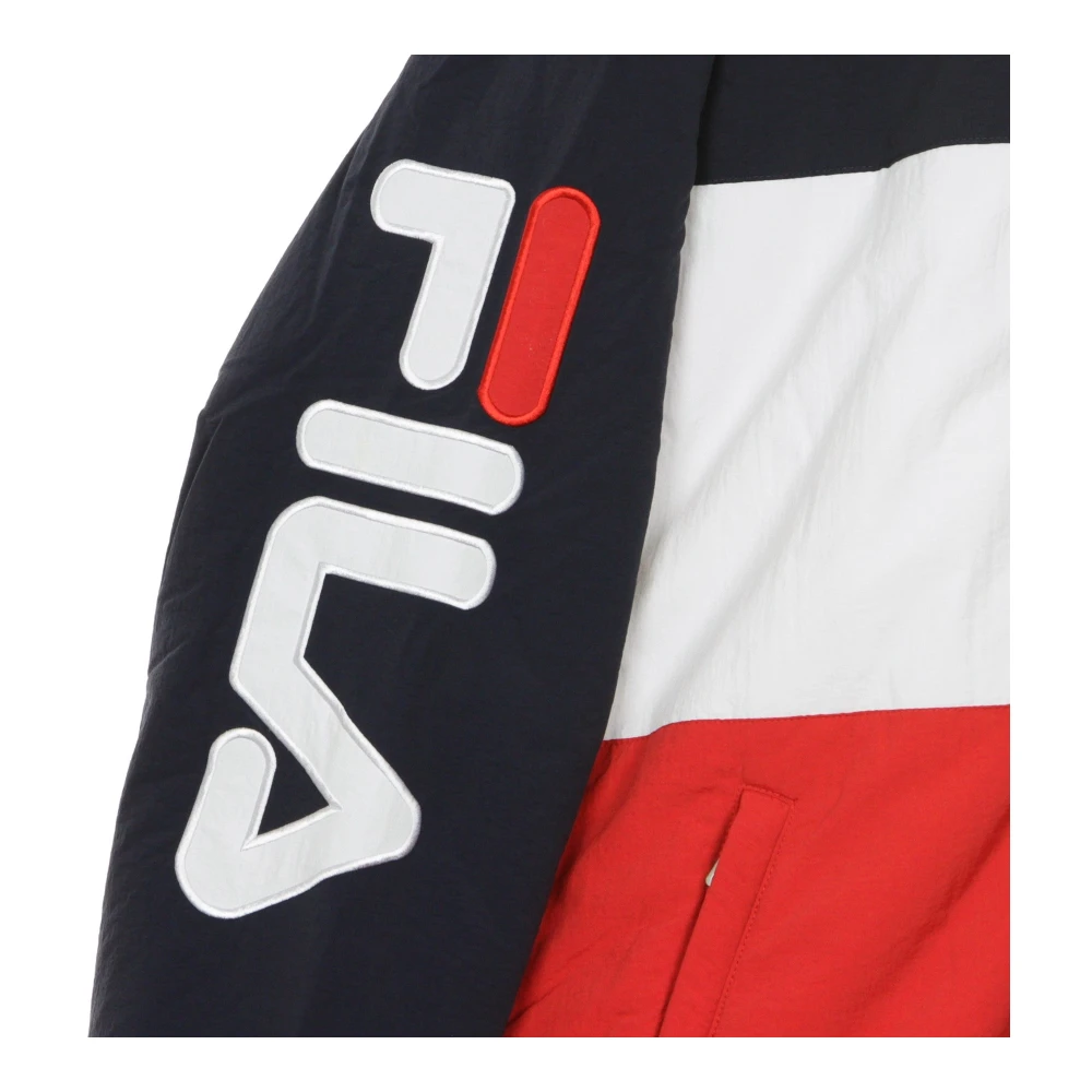 Fila Gewatteerd Herenjack Zwart Rood Wit Multicolor Heren