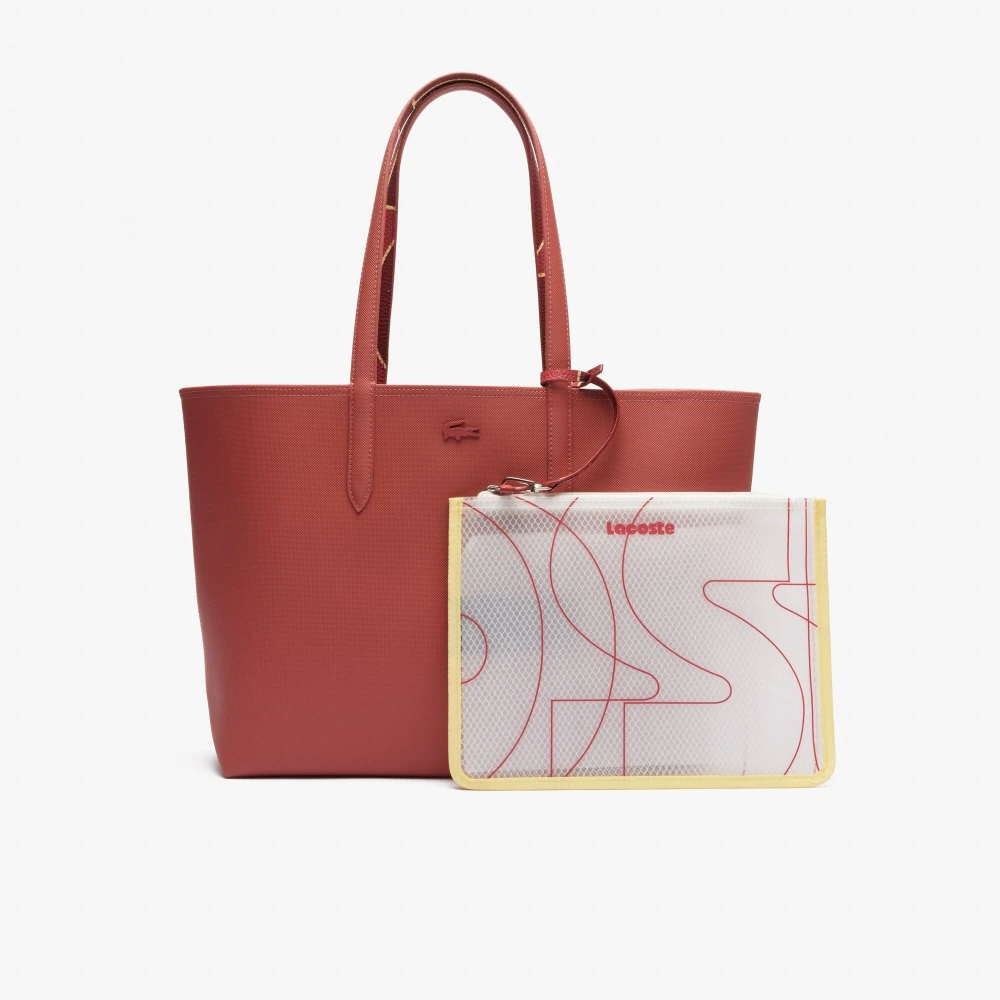 Lacoste Anna Seasonal Shopper Rood Blauw Red Dames