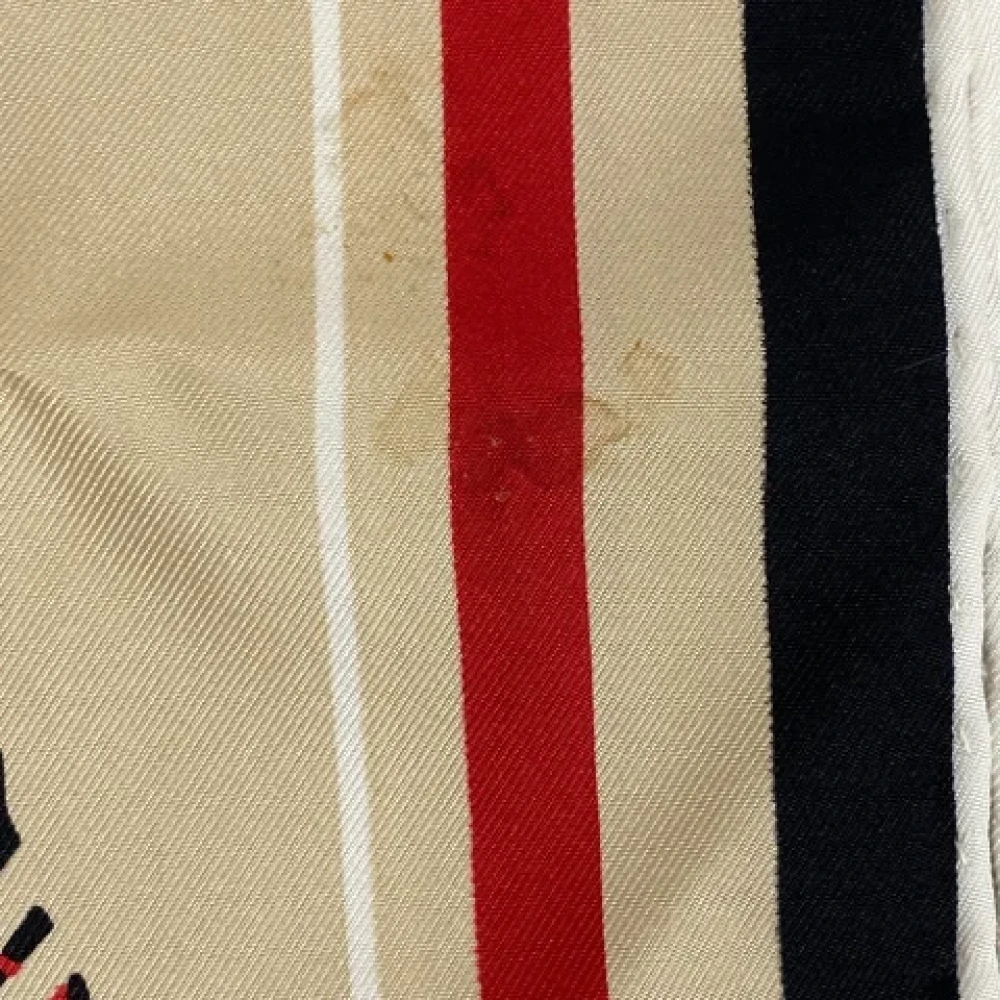 Louis Vuitton Vintage Pre-owned Fabric scarves Beige Dames