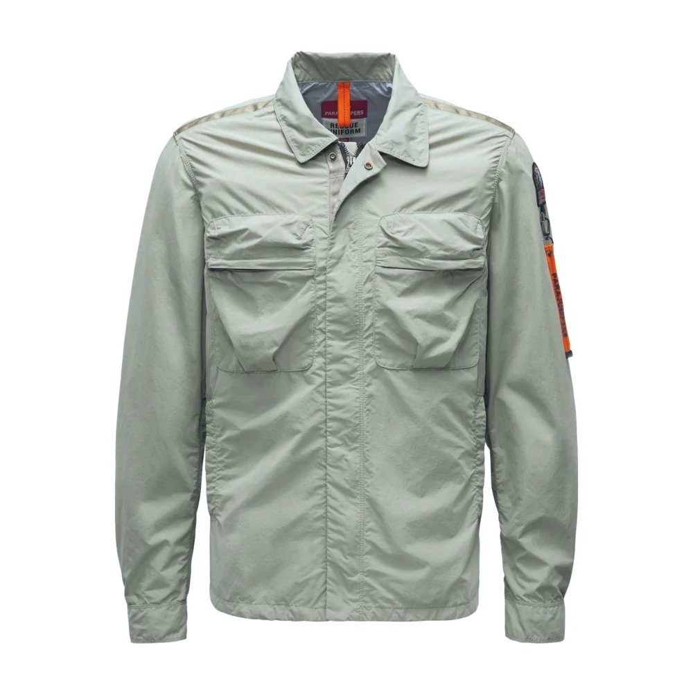 Parajumpers Urban Lichtgewicht Overshirt Mineral Grey Green Heren