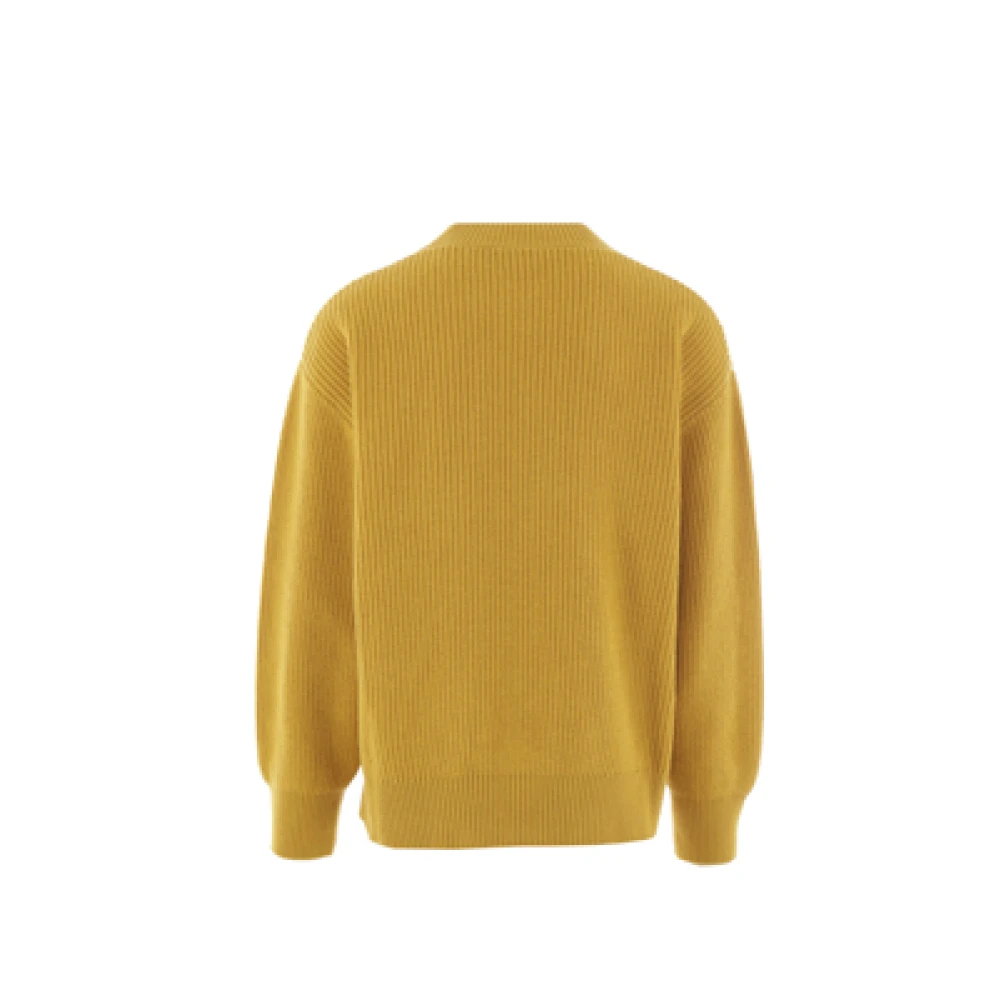 Moncler Gele Sweater van Genius x Palm Angels Yellow Heren