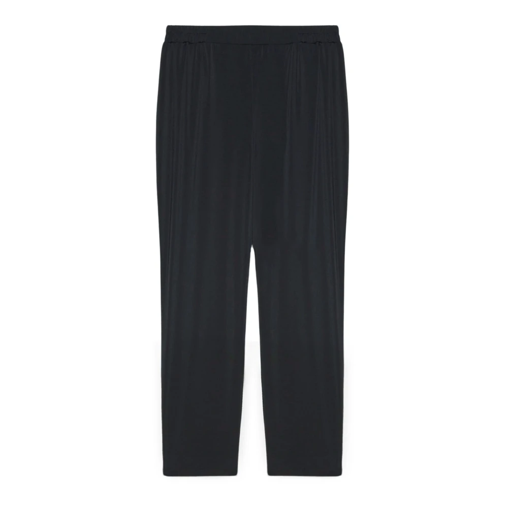 Fiorella Rubino Comfortabele pasvorm stretch taillebroek Black Dames