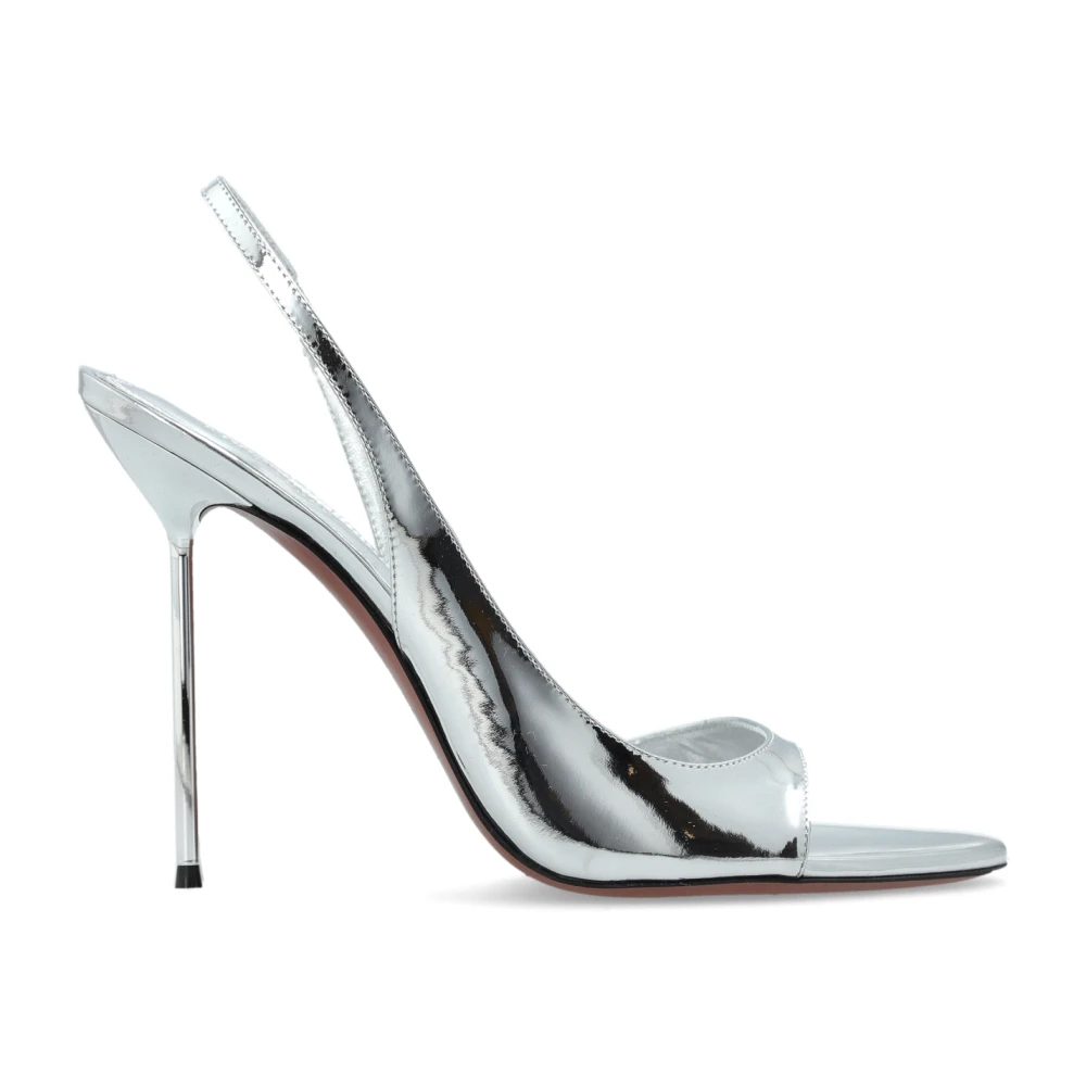 Paris Texas Vrouw Grijs Schoenen Dames, 39 Eu, Leer, Lidia Heeled Sandalen