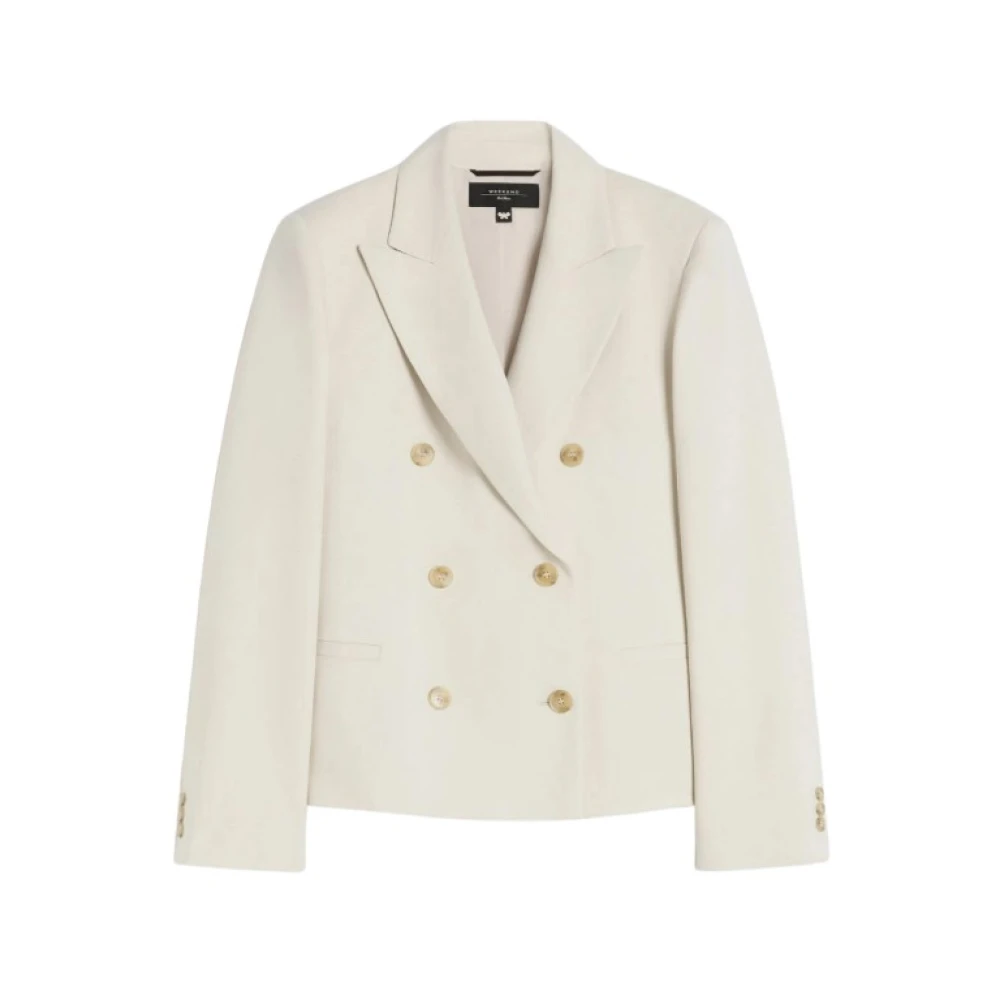 Weekend Max Mara Women's Beige Max Mara Weekend Jackets - Blazers - Xs - Jackets
