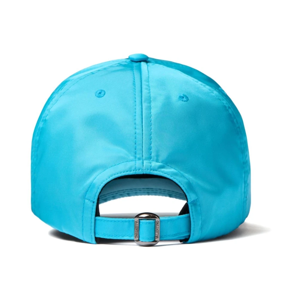 Valentino Garavani Heldere Blauwe VLogo Handtekening Hoed Blue Heren