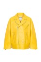 smiley-face-print-biker-jacket