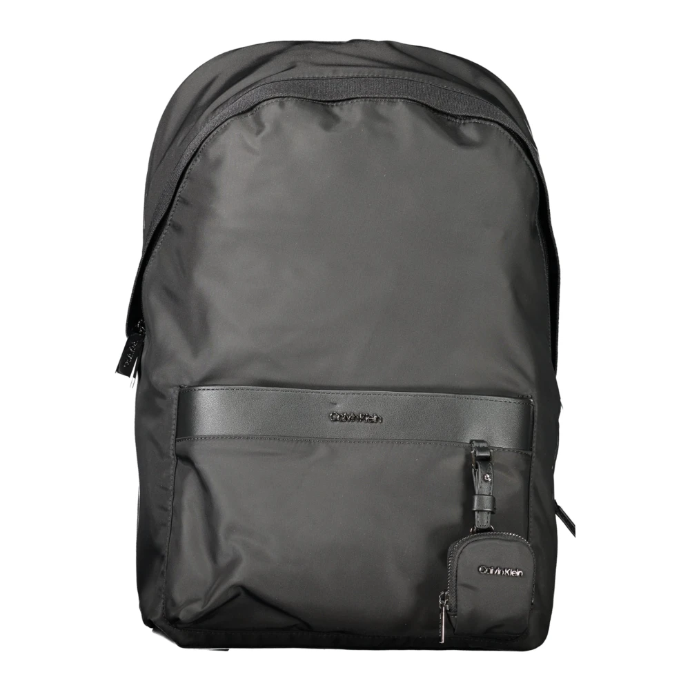 Calvin Klein Mannelijk Zwart Tassen Heren, One Size, Polyester, E Herenrugzak Met Laptopvak