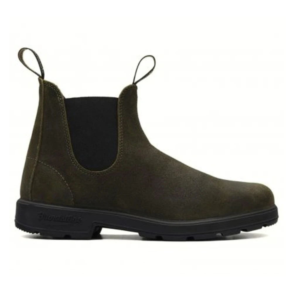 Mörk Oliv Mocka Chelsea Boots | Blundstone | Dam | Miinto.se