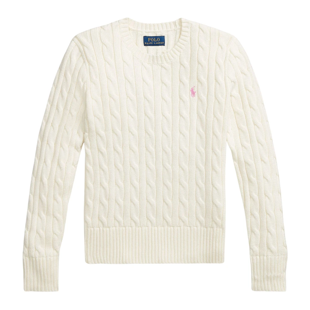 Ralph Lauren White Jumper - Female - Kids Knitwear - S - Kids