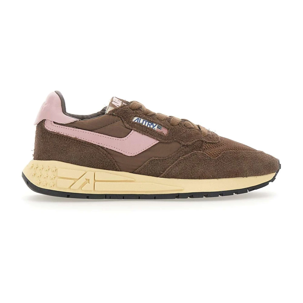 Autry Women's Brown Reelwind Low - Sneakers - 8 Uk - Shoes