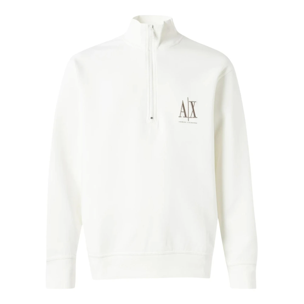 Armani Exchange Herren Weiß Sweatshirts & Hoodies, Xlgröße: