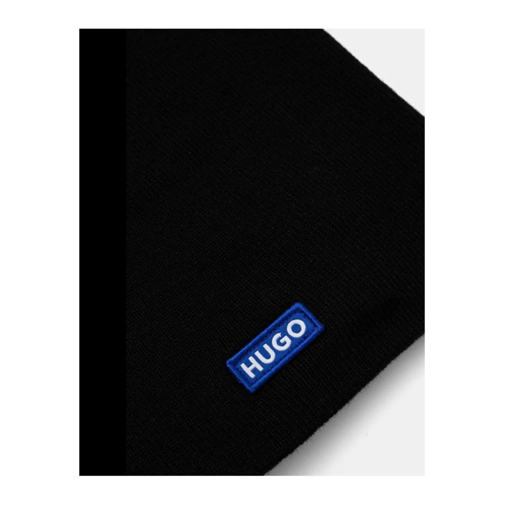Hugo Boss Heren Beanie Hat Xovo_B Black Heren