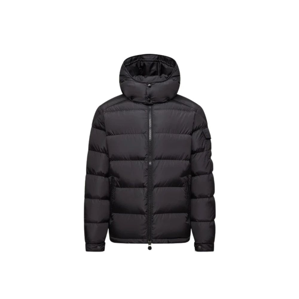 Moncler Black Maya Matte Short Down Jacket - Male - Down Jackets - M - Jackets