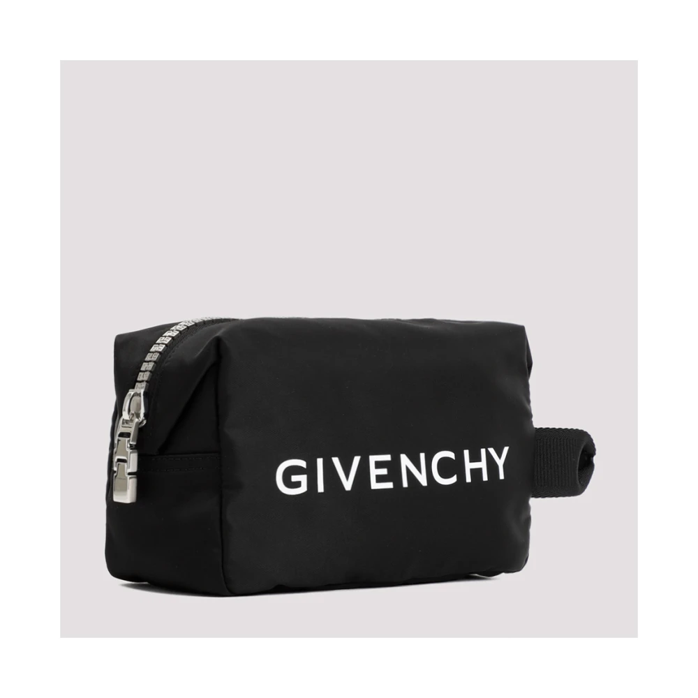 Givenchy Zwarte G-Zip Toilet Pouch Accessoires Black Heren