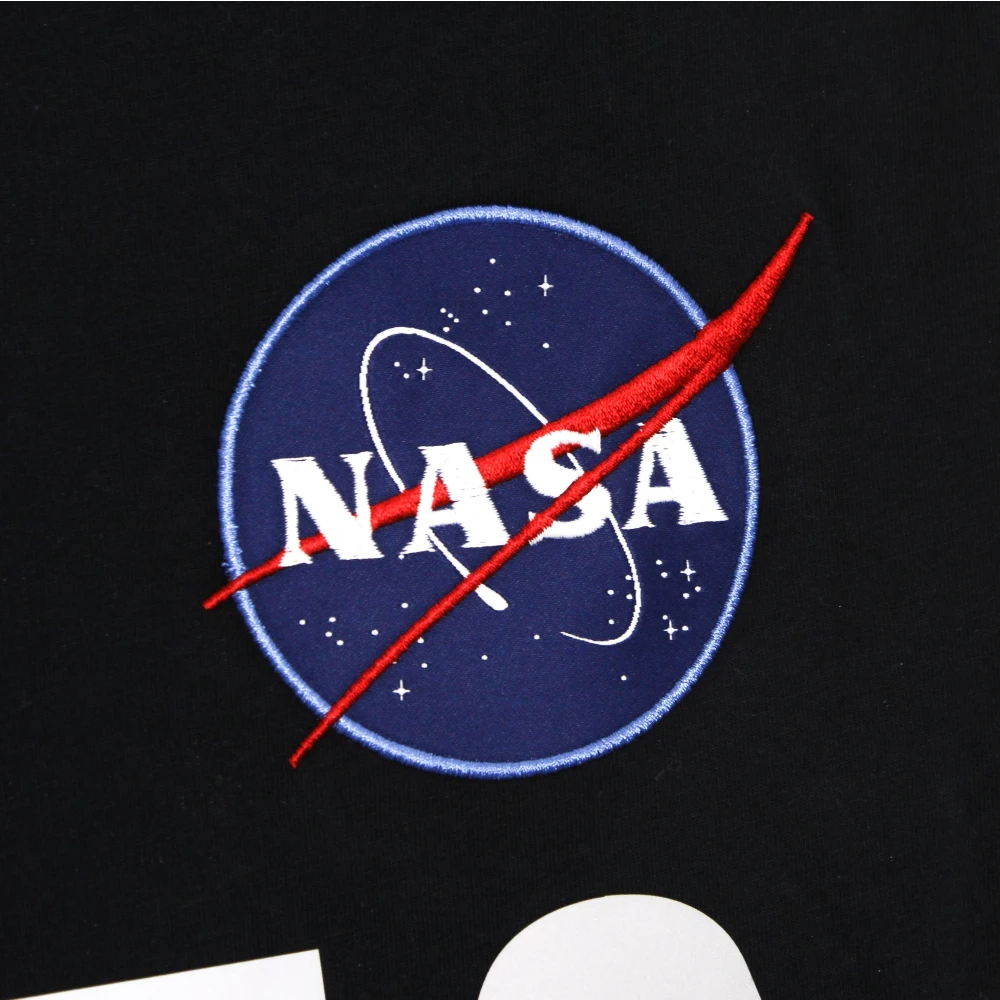 alpha industries Nasa Reflecterend T-shirt Blauw Blue Heren